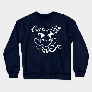 Cat X Butterfly AKA CATTERFLY | Cat and Butterfly Crewneck Sweatshirt